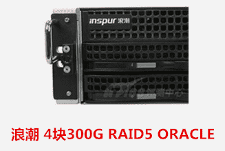 浪潮 4块300G RAID5 ORACLE