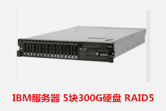 IBM服务器 5块300G硬盘 RAID5
