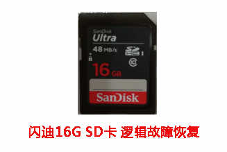 合肥李先生16G闪迪SD卡逻辑故障数据恢复成功案例展示
