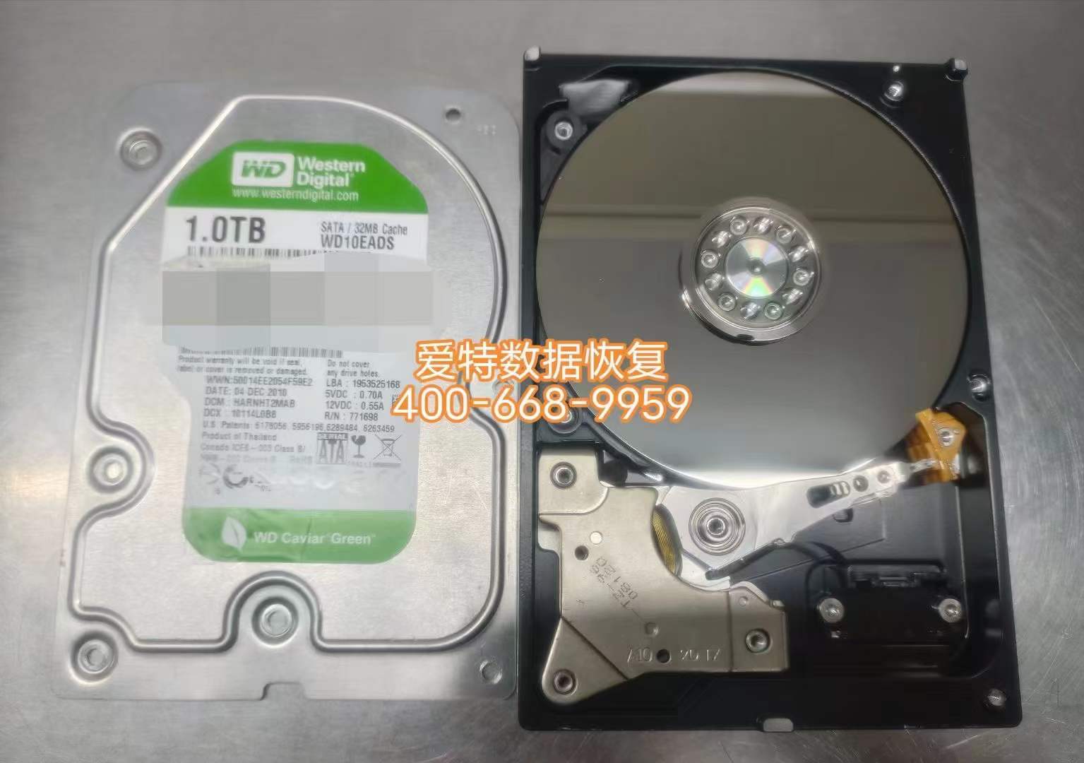 1TB台式机硬盘二次开盘还能恢复吗？