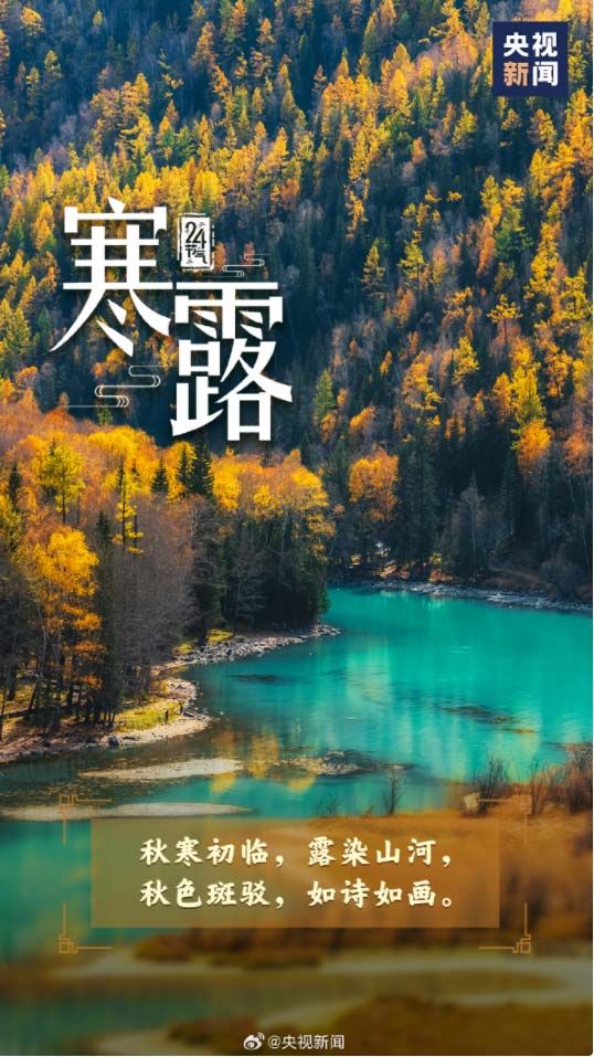 今日寒露，深秋已到！