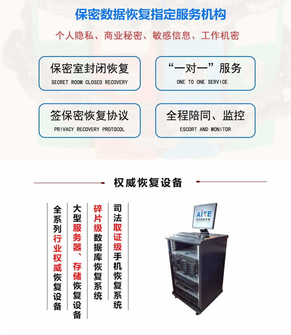 保密数据恢复，合肥爱特数据恢复是专业的！